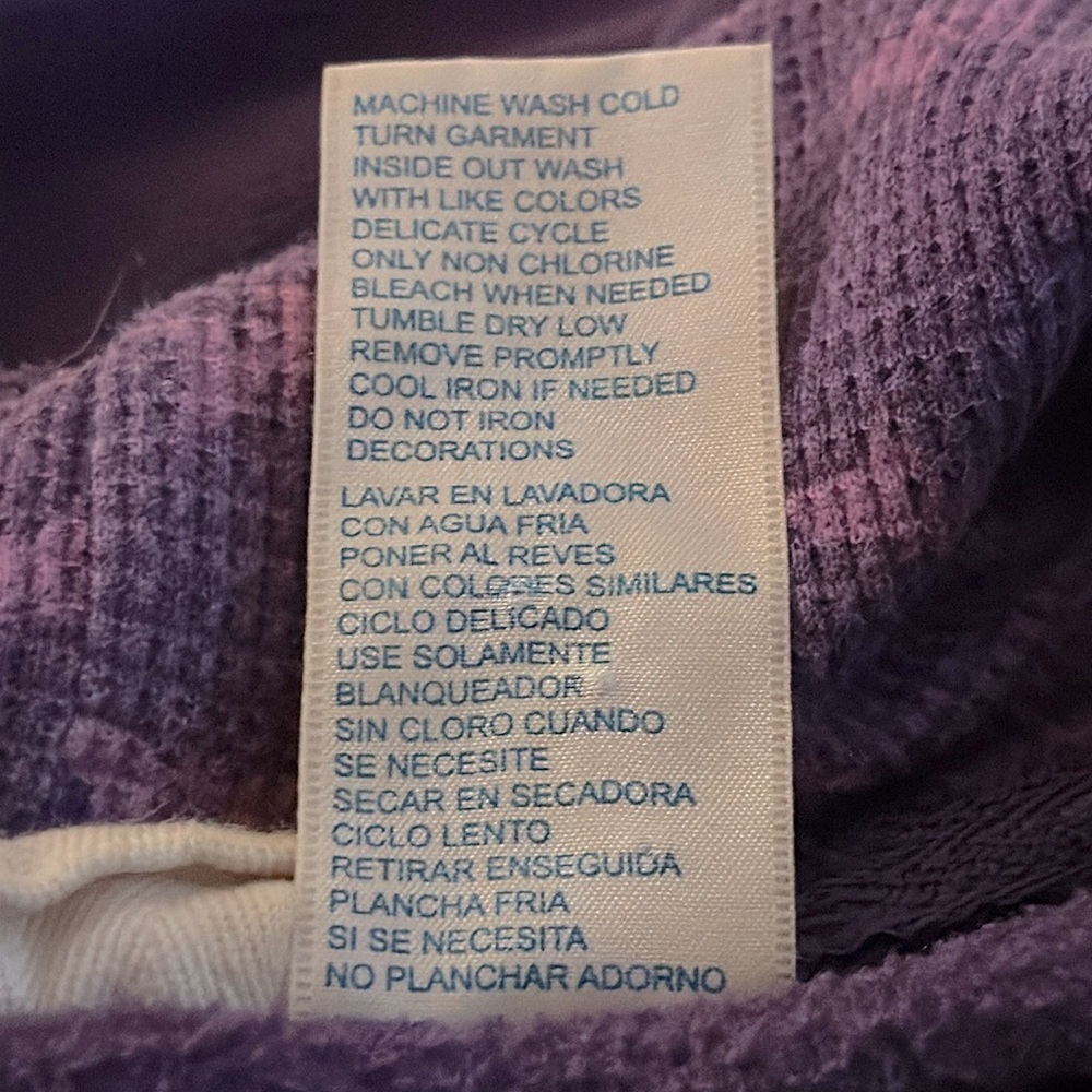 Disney Eeyore‎ Chillin Hoodie Sweatshirt Kangaroo Pocket Pompons Women’s L Soft - Picture 10 of 11
